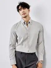 シャツ メンズ 長袖 チェック柄 スリム 上品 ブリティッシュ ビジネス フォーマル カジュアル「KARESINO」
