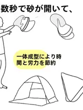 軽量二人用テント【屋外用・携帯型・日よけ・子供用】
