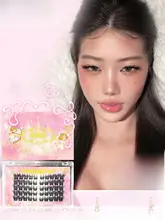 毛糸風アジア人風まつげ【デザイン性のあるファッションアクセサリー】