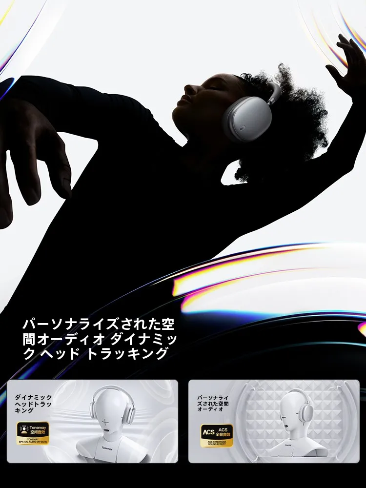 アクテ  ィブノイズキャンセリング ワイヤレスヘッドフォンの品質は？空間オーディオとヘッドトラッキングの実証評価