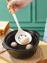 シリコン製 キッチン用具【木製ハンドル・ナチュラルホワイト・こびりつかない】（セットアップ対応）