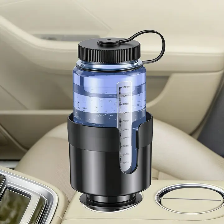 車載用大型ドリンクホルダー【保温機能付き・持ち手付き】