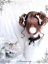 お団子ウィッグ バンスクリップ レディース 龍鬚 漢服 洋装 兼用 ダスティピンク ブラウン アニメ風