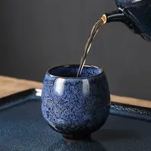 変化釉陶器製 茶碗【茶道具・家用・一人用・ギフトボックス付き】