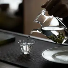 小さなポット サービスカップ フィルター 茶器 花茶カップ 耐熱ガラス
