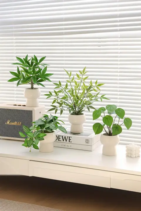 リアルな質感の観葉植物風インテリア盆栽【屋内用・デコレーション】

