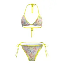 女性用 ビキニ風水着【リゾート・温泉・分体デザイン】（セットアップ対応）