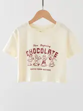 子供用 半袖Tシャツ【夏用・露おへそデザイン・トレンド】
