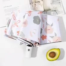 紫外線防止自動折りたたみ傘【軽量・コンパクト・耐風性】