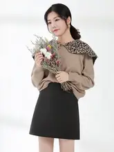 ウールショートスカートレディース2025秋冬新作ハイウエストAライン