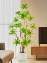 リアルな観葉植物 大型の人工ツリー リビング 高級 装飾花 インテリア