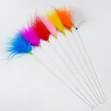 カラフルな耳かき【白鹅绒・銀針デザイン・芙蓉毛】