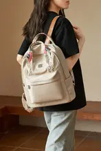 奥康 大容量キャンバスリュックサック【通勤・旅行用・軽量】