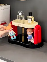 かわいい玄関用香水台【鍵収納・テレビ台用・二段トレイ・インテリア雑貨】