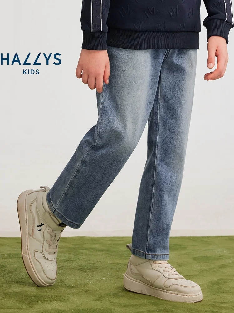 男の子用カジュアルジーンズ Hazzys ブルーデニム ロングパンツの選び方と実用性