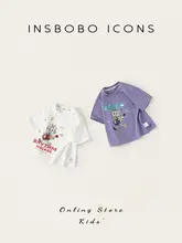 かわいいデザインの男の子用半袖Tシャツ【夏用・おしゃれ・コットン】