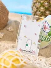 JoeJoe パイナップル犬用 ICカードケー��ス【可愛いデザイン・ストラップ付き・学生用】