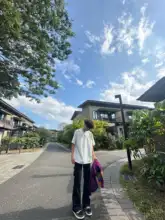 アメリカンハイストリート刺繍レター半袖 Tシャツ