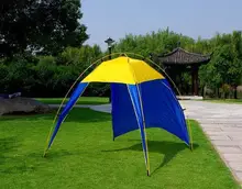 アウトドア用 トライアングルテント【ビーチ・登山・釣り用・携帯便利】
