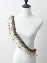 極上の柔らかさのドット柄レース刺繍生地【DIY用・ぬいぐるみ服飾】