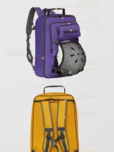 ダブルショルダー スノーボードバックパック【ヘルメット収納・スノーボード・ブーツ用】
