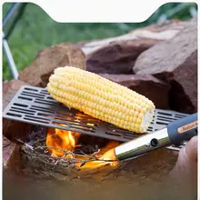グリルプレート チタン合金 焚き火 バーベキュー キャンプ アウトドア ポータブル 「Naturehike」