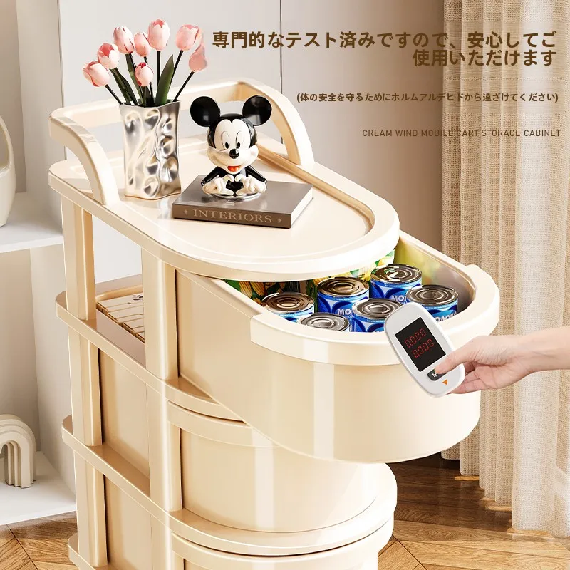 多機能収納カート：カゴテーブルとタイ  ルトップワゴンの間で選ぶべき収納解決策