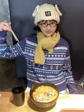 アリスガーデンデザインのフェアアイル柄ニットセーター【ウィンター・ウール混】