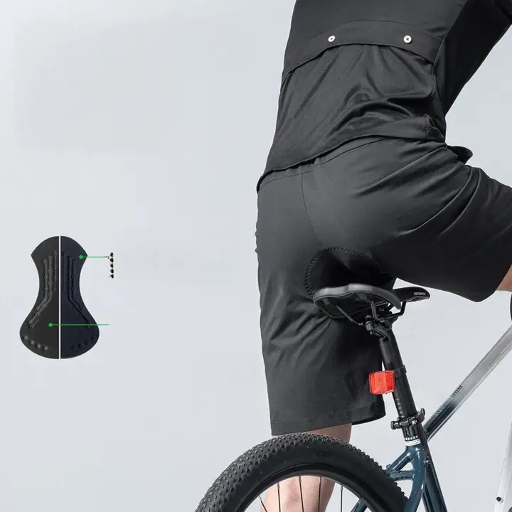 自転車用サイクルショーツ【男性用・インナー衝撃吸収パッド付き・春夏用】