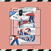 ポップアート風スマートフォンケース【漫画スタイル・シリコン製・iPhoneおよびAndroid対応】