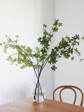 吊り鐘植物 フロア装飾 リビングデスク グリーン植物 木の枝 高級フェイクフラワー