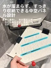 穴あけ不要三角型収納ラック【洗面所・壁掛け・浴室用】