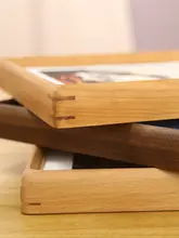 結婚証明書用のクリエイティブな木製フォトフレーム【新婚祝い・カップル向け】