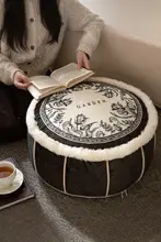 高級チューリップデザインのクッションスツール【厚手・毛羽立ちのある用】