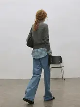 Joli Choose ハイネックウールセーター【50%ウール・シンプルデザイン・カジュアル・フレンチスタイル】