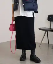 100%ウール製 厚手ハイウエストロングスカート【秋冬向け・着回し可能】【セットアップ対応】