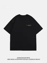 ゆったりフィットのコットン半袖Tシャツ【アメリカンスタイル・ハイストリートデザイン】
