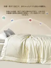 100%桑蚕絲使用 薄掛け布団【四季対応・抗菌加工】