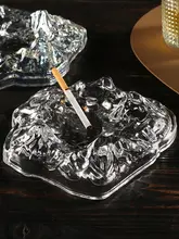 個性的なガラス 灰皿 高級な雰囲気