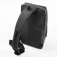 立体幾何デザインの発光ウエストポーチ【肩掛け・多機能・メンズ】