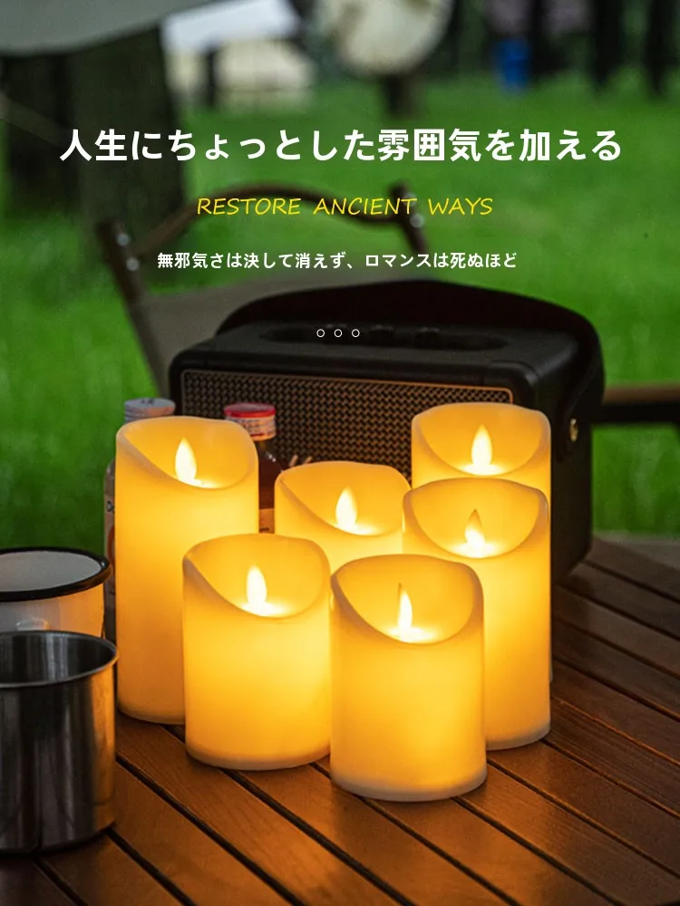 キャンプで高価な装飾品を避ける方法は？LEDキャンドルライトでコストを抑える実践レシピ