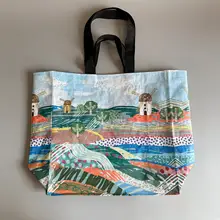 大型エコショッピングバッグ【旅行・ビーチ・キャンプ用・収納便利】