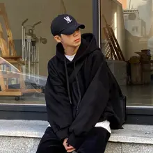 極上の柔らかさフード付きスウェットシャツ【メンズ・無地・ゆったり・カジュアル】