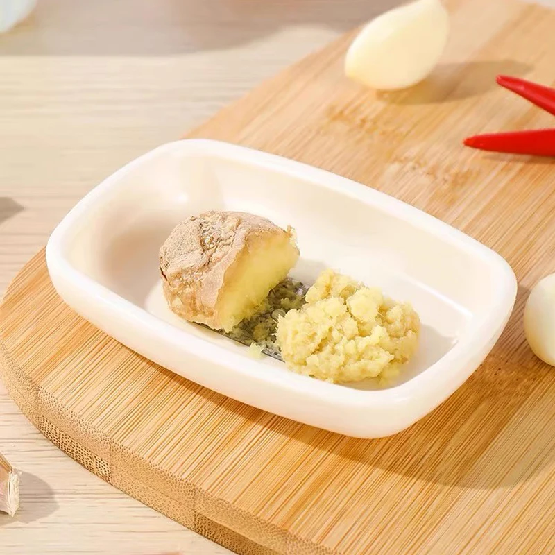 陶器製にんにく・生姜・じゃがいも用マッシャー：滑らかなペースト作りに最適な手動ガーリックプレス