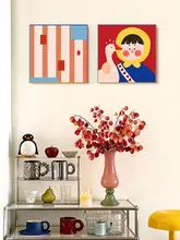 創造的なアートデザインの壁掛け絵画【リビングや玄関に最適・モダンスタイル】（セットアップ対応）