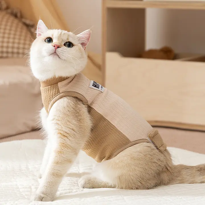 hipidog 母猫用 手術服【通気性・防毛・術後保護・快適なペットウェア】