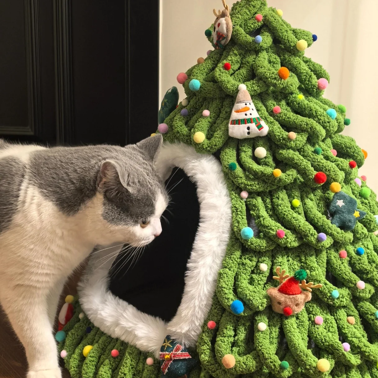 冬用猫用ハウス DIY材料セット【クリスマスツリー型・密閉型・室内用】の実用性と使い方
