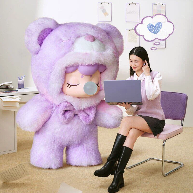 もこもこクマ型ハンギングキーチェーン：Nanciブランドの柔らかさと安全性を実証