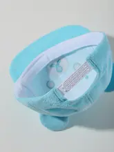 キャップ レディース 耳付き フラットブリム くま柄 ミントグリーン Y2K ストリート 可愛い 「WNCAP」