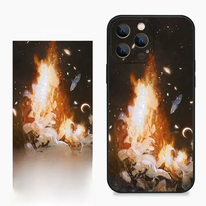 イラストレーター慕白コラボスマホケース【iPhone適用・ハードタイプ】